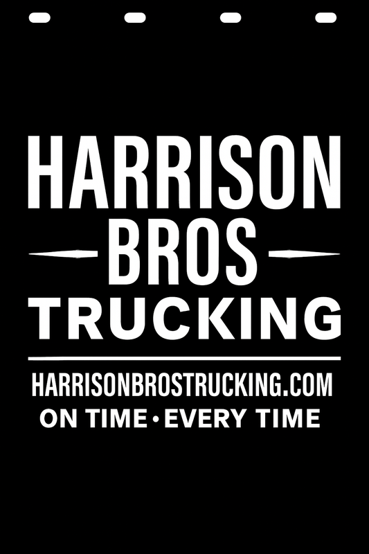 Custom Semi-Truck, Work Truck, Box Truck Mud Flap | Create Your Own Mud Flaps | Add Your Own Logo Or Text | Custom Mud Flap Template Designs v278
