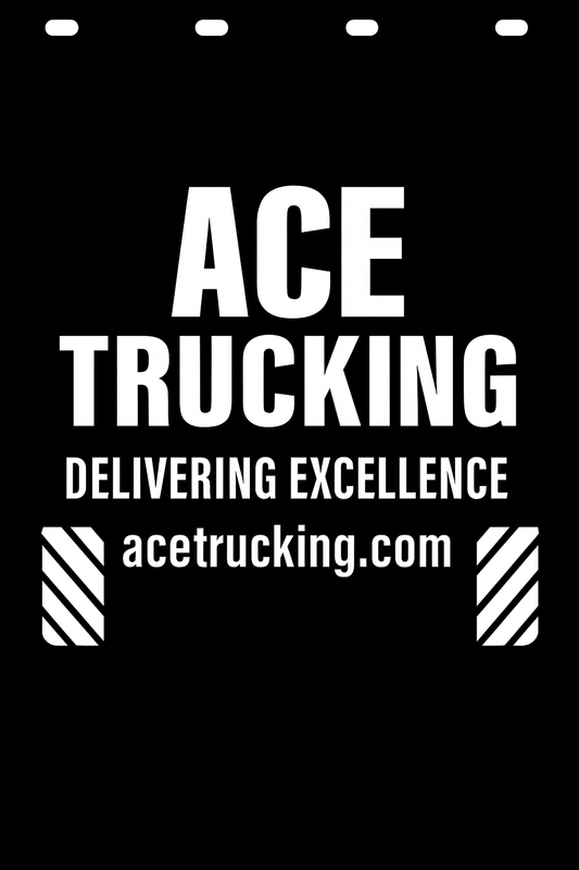 Custom Semi-Truck, Work Truck, Box Truck Mud Flap | Create Your Own Mud Flaps | Add Your Own Logo Or Text | Custom Mud Flap Template Designs v278