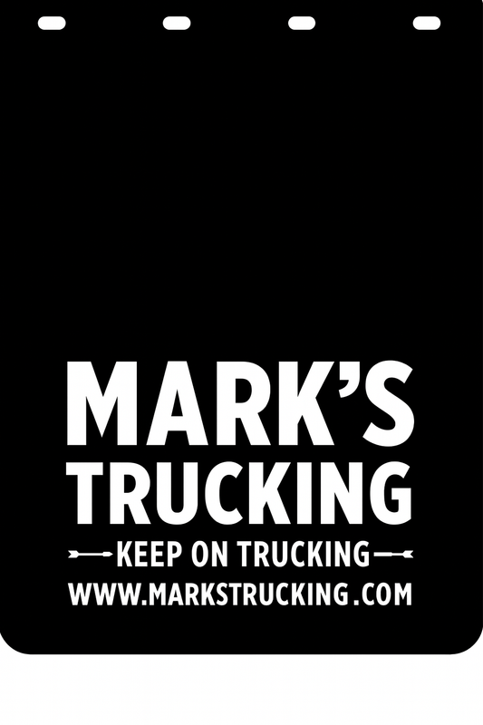 Custom Semi-Truck, Work Truck, Box Truck Mud Flap | Create Your Own Mud Flaps | Add Your Own Logo Or Text | Custom Mud Flap Template Designs v278