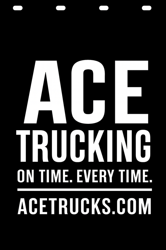 Custom Semi-Truck, Work Truck, Box Truck Mud Flap | Create Your Own Mud Flaps | Add Your Own Logo Or Text | Custom Mud Flap Template Designs v278