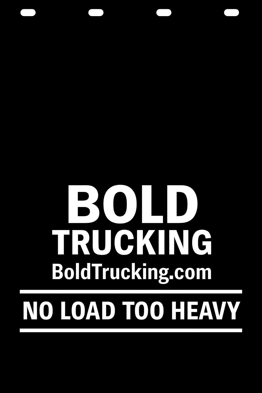 Custom Semi-Truck, Work Truck, Box Truck Mud Flap | Create Your Own Mud Flaps | Add Your Own Logo Or Text | Custom Mud Flap Template Designs v278