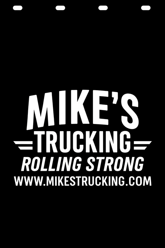 Custom Semi-Truck, Work Truck, Box Truck Mud Flap | Create Your Own Mud Flaps | Add Your Own Logo Or Text | Custom Mud Flap Template Designs v278