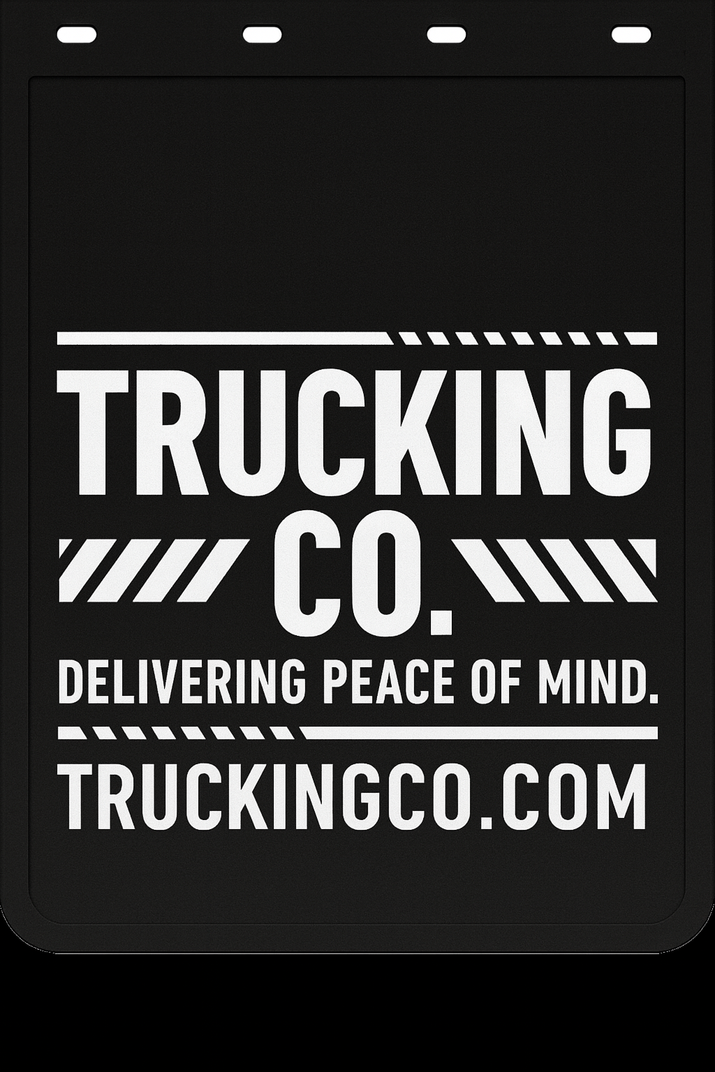 Custom Semi-Truck, Work Truck, Box Truck Mud Flap | Create Your Own Mud Flaps | Add Your Own Logo Or Text | Custom Mud Flap Template Designs v278