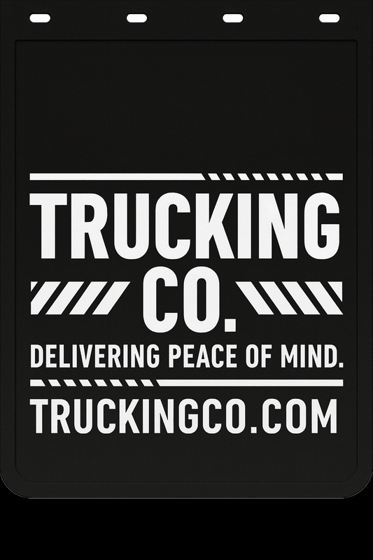 Custom Semi-Truck, Work Truck, Box Truck Mud Flap | Create Your Own Mud Flaps | Add Your Own Logo Or Text | Custom Mud Flap Template Designs v278