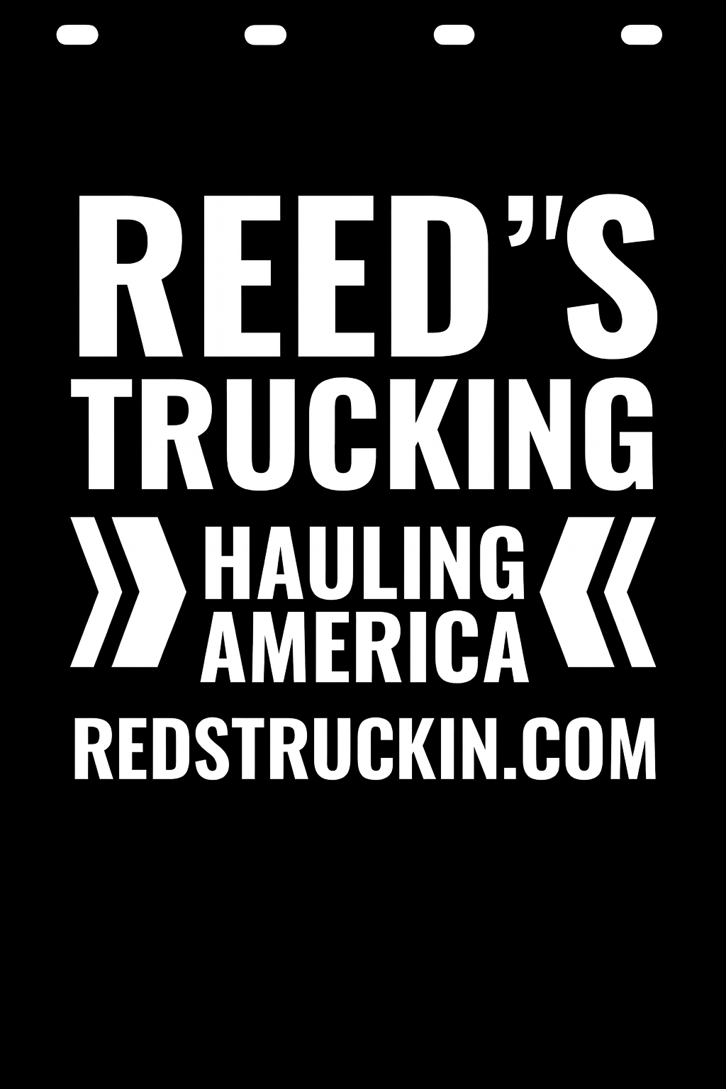 Custom Semi-Truck, Work Truck, Box Truck Mud Flap | Create Your Own Mud Flaps | Add Your Own Logo Or Text | Custom Mud Flap Template Designs v278