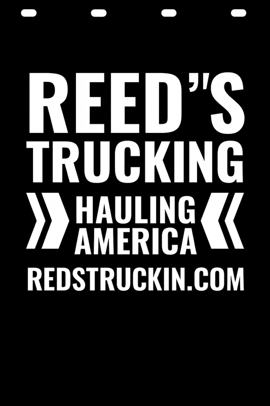 Custom Semi-Truck, Work Truck, Box Truck Mud Flap | Create Your Own Mud Flaps | Add Your Own Logo Or Text | Custom Mud Flap Template Designs v278