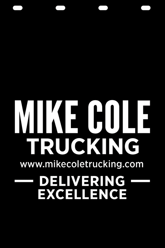 Custom Semi-Truck, Work Truck, Box Truck Mud Flap | Create Your Own Mud Flaps | Add Your Own Logo Or Text | Custom Mud Flap Template Designs v278