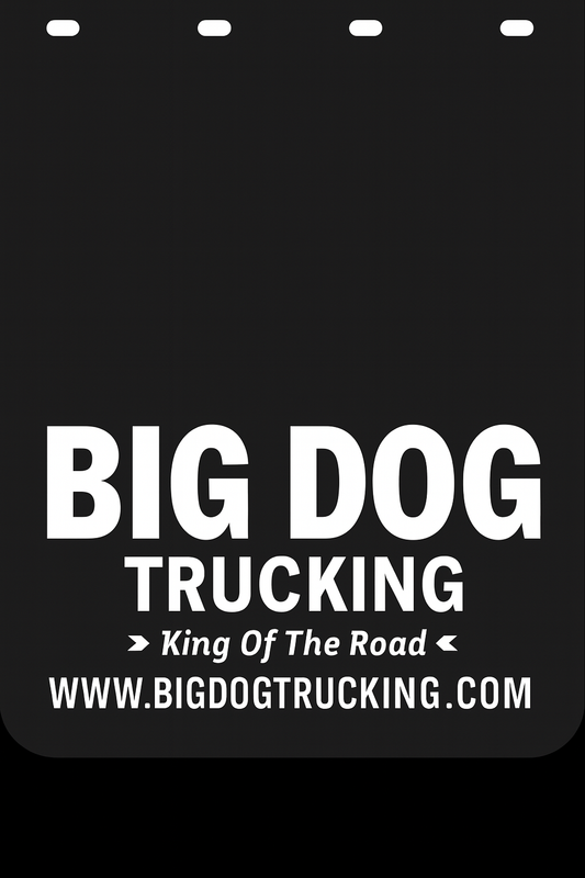 Custom Semi-Truck, Work Truck, Box Truck Mud Flap | Create Your Own Mud Flaps | Add Your Own Logo Or Text | Custom Mud Flap Template Designs v278