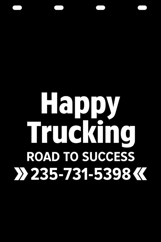 Custom Semi-Truck, Work Truck, Box Truck Mud Flap | Create Your Own Mud Flaps | Add Your Own Logo Or Text | Custom Mud Flap Template Designs v278
