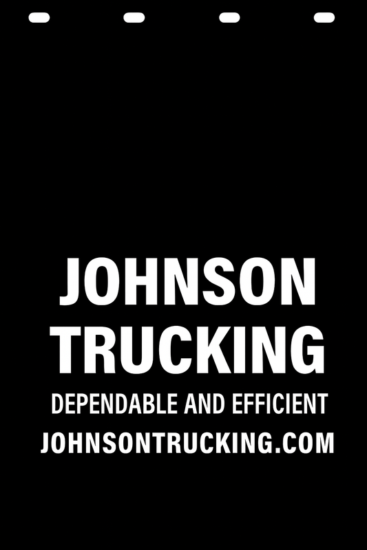 Custom Semi-Truck, Work Truck, Box Truck Mud Flap | Create Your Own Mud Flaps | Add Your Own Logo Or Text | Custom Mud Flap Template Designs v278