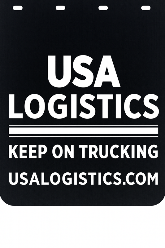 Custom Semi-Truck, Work Truck, Box Truck Mud Flap | Create Your Own Mud Flaps | Add Your Own Logo Or Text | Custom Mud Flap Template Designs v278