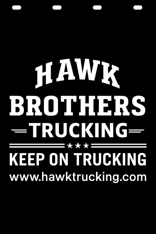 Custom Semi-Truck, Work Truck, Box Truck Mud Flap | Create Your Own Mud Flaps | Add Your Own Logo Or Text | Custom Mud Flap Template Designs v278