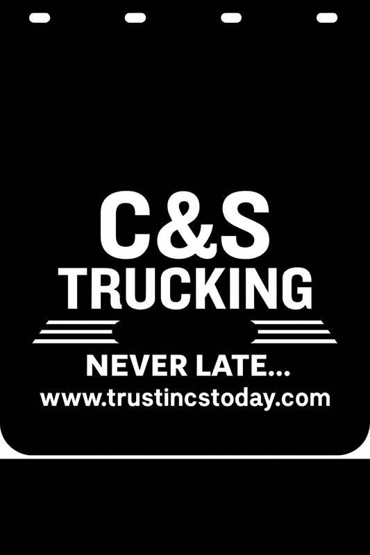 Custom Semi-Truck, Work Truck, Box Truck Mud Flap | Create Your Own Mud Flaps | Add Your Own Logo Or Text | Custom Mud Flap Template Designs v278