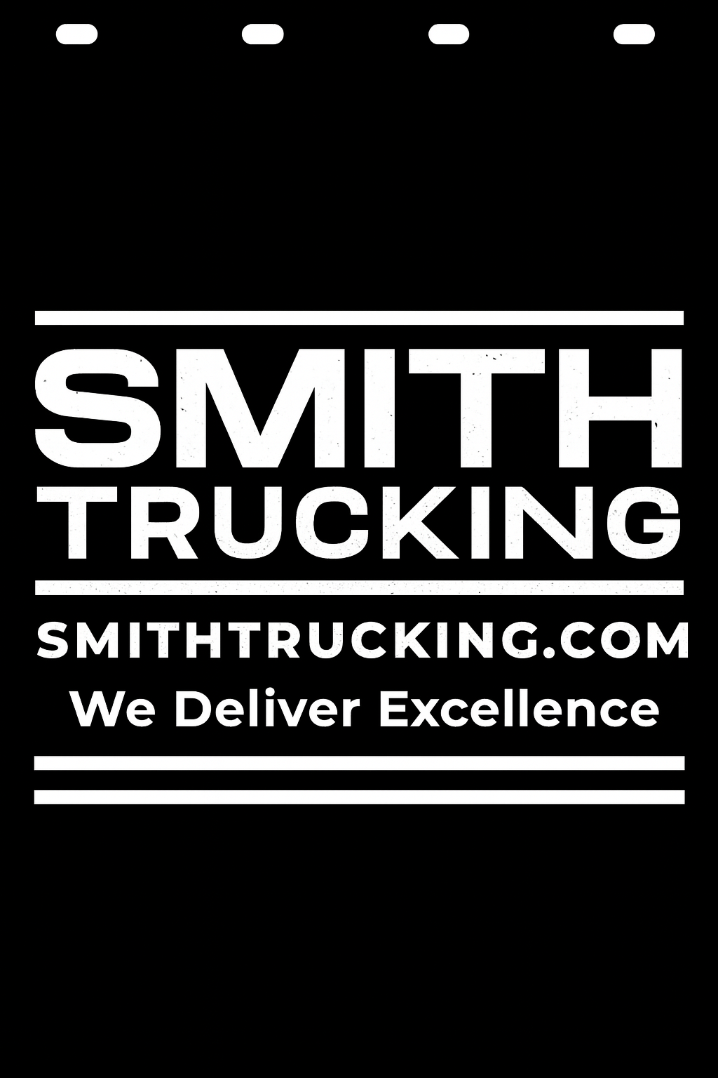 Custom Semi-Truck, Work Truck, Box Truck Mud Flap | Create Your Own Mud Flaps | Add Your Own Logo Or Text | Custom Mud Flap Template Designs v278