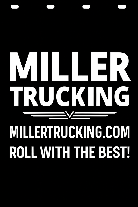 Custom Semi-Truck, Work Truck, Box Truck Mud Flap | Create Your Own Mud Flaps | Add Your Own Logo Or Text | Custom Mud Flap Template Designs v278