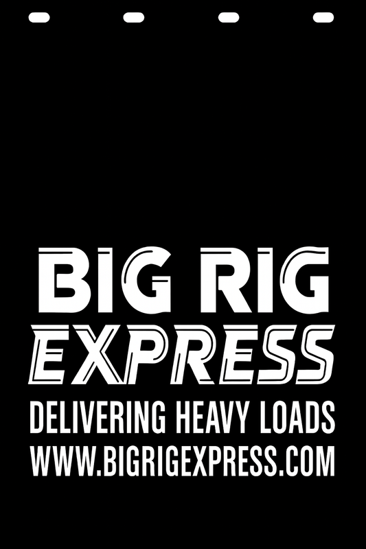 Custom Semi-Truck, Work Truck, Box Truck Mud Flap | Create Your Own Mud Flaps | Add Your Own Logo Or Text | Custom Mud Flap Template Designs v278