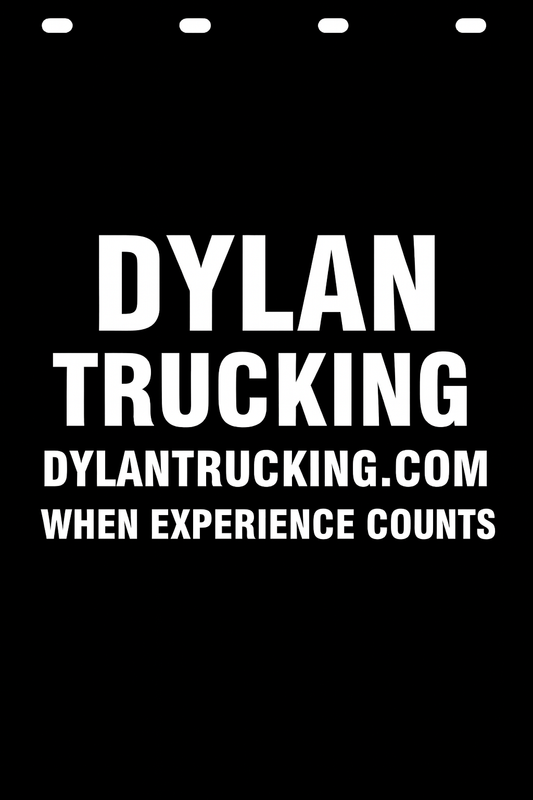 Custom Semi-Truck, Work Truck, Box Truck Mud Flap | Create Your Own Mud Flaps | Add Your Own Logo Or Text | Custom Mud Flap Template Designs v278