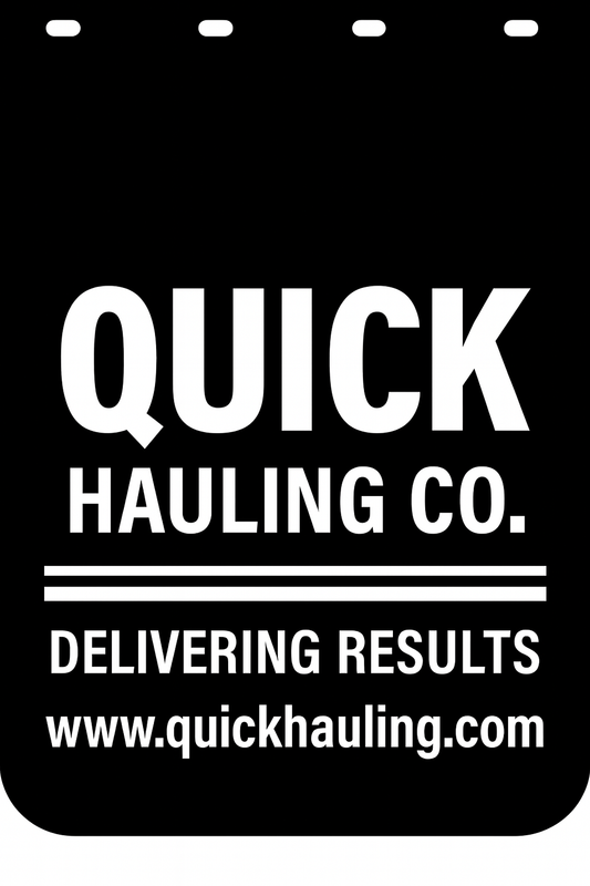 Custom Semi-Truck, Work Truck, Box Truck Mud Flap | Create Your Own Mud Flaps | Add Your Own Logo Or Text | Custom Mud Flap Template Designs v278
