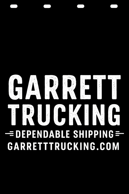 Custom Semi-Truck, Work Truck, Box Truck Mud Flap | Create Your Own Mud Flaps | Add Your Own Logo Or Text | Custom Mud Flap Template Designs v278