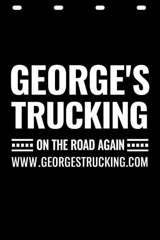 Custom Semi-Truck, Work Truck, Box Truck Mud Flap | Create Your Own Mud Flaps | Add Your Own Logo Or Text | Custom Mud Flap Template Designs v278