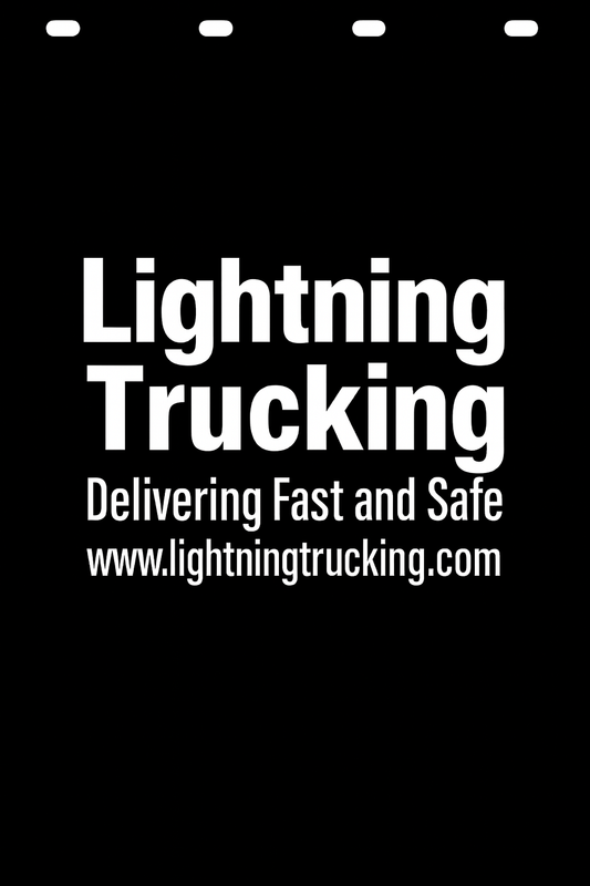 Custom Semi-Truck, Work Truck, Box Truck Mud Flap | Create Your Own Mud Flaps | Add Your Own Logo Or Text | Custom Mud Flap Template Designs v278