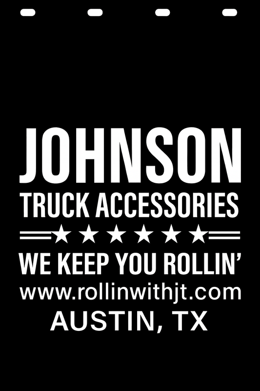 Custom Semi-Truck, Work Truck, Box Truck Mud Flap | Create Your Own Mud Flaps | Add Your Own Logo Or Text | Custom Mud Flap Template Designs v278