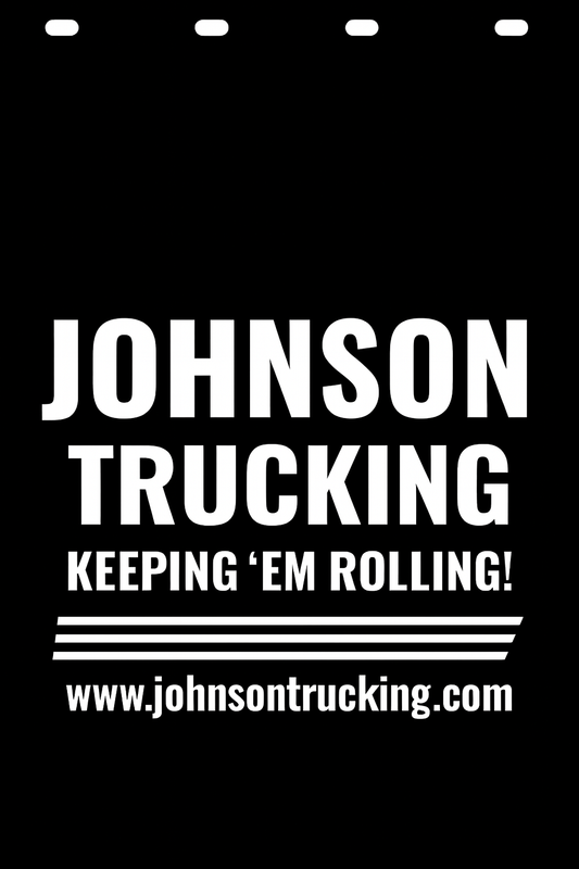 Custom Semi-Truck, Work Truck, Box Truck Mud Flap | Create Your Own Mud Flaps | Add Your Own Logo Or Text | Custom Mud Flap Template Designs v278