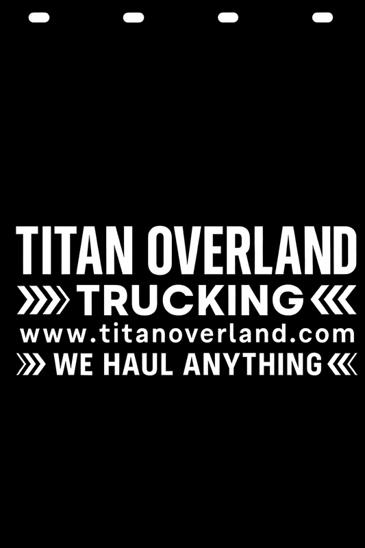 Custom Semi-Truck, Work Truck, Box Truck Mud Flap | Create Your Own Mud Flaps | Add Your Own Logo Or Text | Custom Mud Flap Template Designs v278