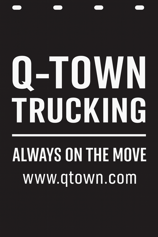 Custom Semi-Truck, Work Truck, Box Truck Mud Flap | Create Your Own Mud Flaps | Add Your Own Logo Or Text | Custom Mud Flap Template Designs v278