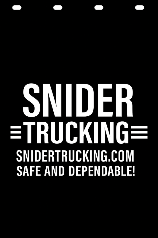 Custom Semi-Truck, Work Truck, Box Truck Mud Flap | Create Your Own Mud Flaps | Add Your Own Logo Or Text | Custom Mud Flap Template Designs v278