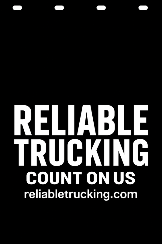 Custom Semi-Truck, Work Truck, Box Truck Mud Flap | Create Your Own Mud Flaps | Add Your Own Logo Or Text | Custom Mud Flap Template Designs v278