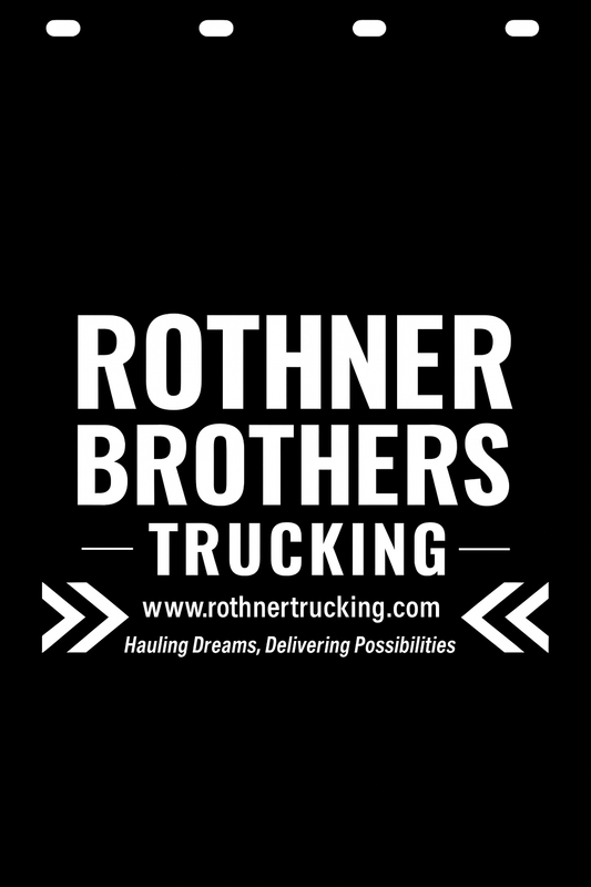Custom Semi-Truck, Work Truck, Box Truck Mud Flap | Create Your Own Mud Flaps | Add Your Own Logo Or Text | Custom Mud Flap Template Designs v278