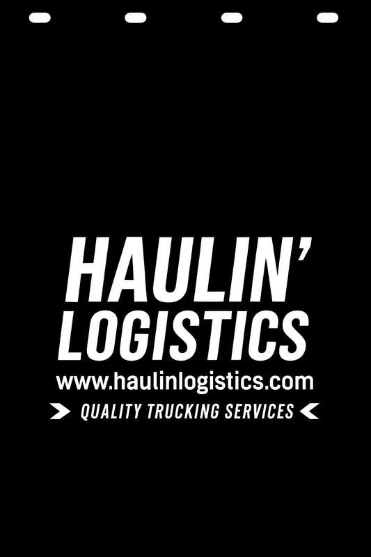 Custom Semi-Truck, Work Truck, Box Truck Mud Flap | Create Your Own Mud Flaps | Add Your Own Logo Or Text | Custom Mud Flap Template Designs v278