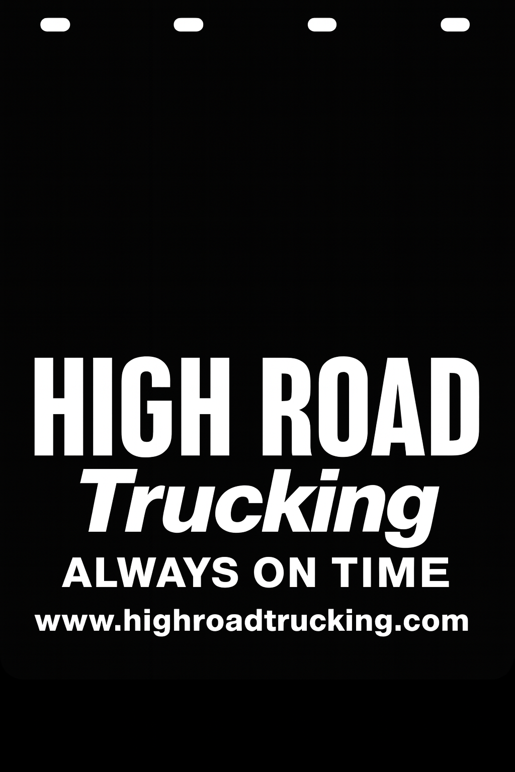 Custom Semi-Truck, Work Truck, Box Truck Mud Flap | Create Your Own Mud Flaps | Add Your Own Logo Or Text | Custom Mud Flap Template Designs v278