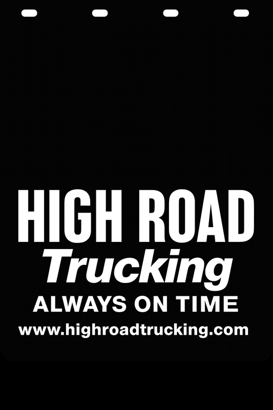 Custom Semi-Truck, Work Truck, Box Truck Mud Flap | Create Your Own Mud Flaps | Add Your Own Logo Or Text | Custom Mud Flap Template Designs v278