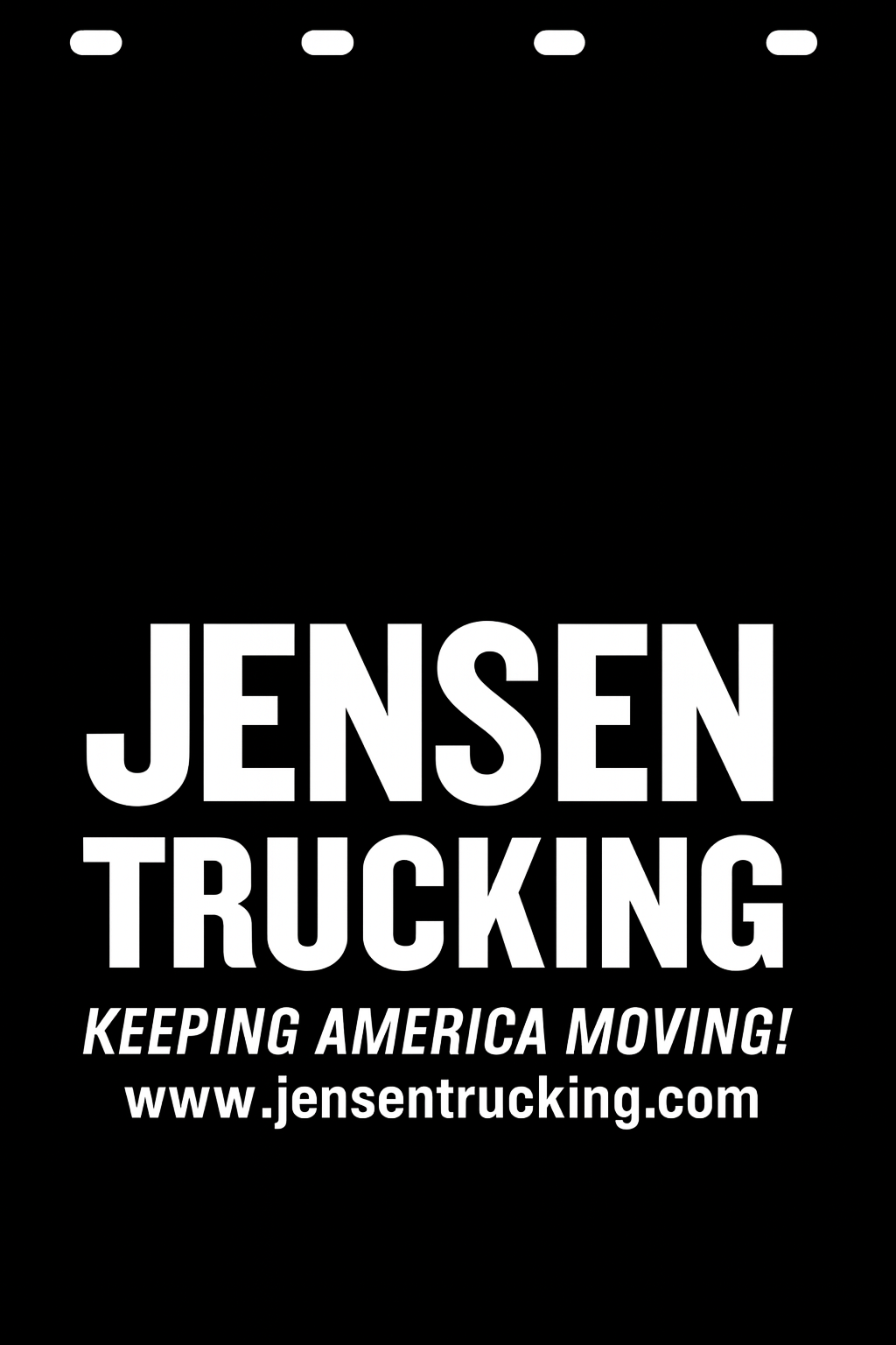 Custom Semi-Truck, Work Truck, Box Truck Mud Flap | Create Your Own Mud Flaps | Add Your Own Logo Or Text | Custom Mud Flap Template Designs v278
