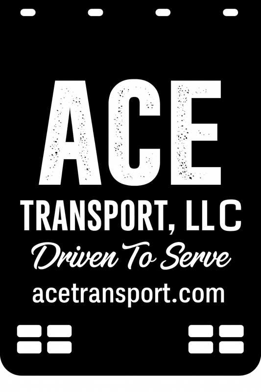 Custom Semi-Truck, Work Truck, Box Truck Mud Flap | Create Your Own Mud Flaps | Add Your Own Logo Or Text | Custom Mud Flap Template Designs v278