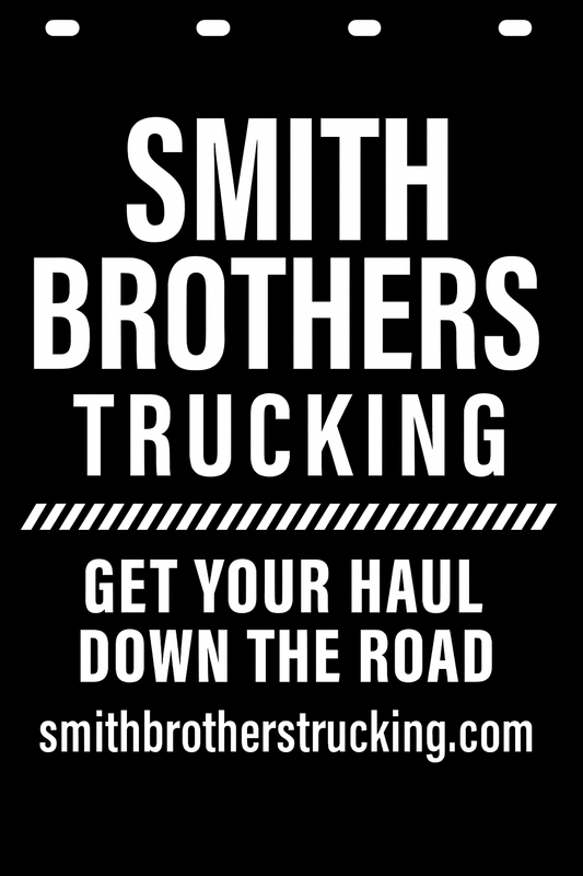 Custom Semi-Truck, Work Truck, Box Truck Mud Flap | Create Your Own Mud Flaps | Add Your Own Logo Or Text | Custom Mud Flap Template Designs v278