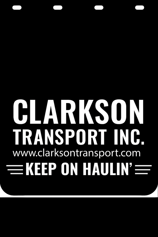 Custom Semi-Truck, Work Truck, Box Truck Mud Flap | Create Your Own Mud Flaps | Add Your Own Logo Or Text | Custom Mud Flap Template Designs v278