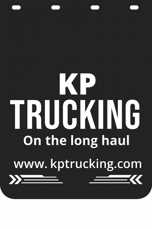 Custom Semi-Truck, Work Truck, Box Truck Mud Flap | Create Your Own Mud Flaps | Add Your Own Logo Or Text | Custom Mud Flap Template Designs v278
