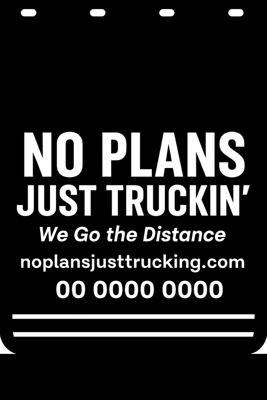 Custom Semi-Truck, Work Truck, Box Truck Mud Flap | Create Your Own Mud Flaps | Add Your Own Logo Or Text | Custom Mud Flap Template Designs v278