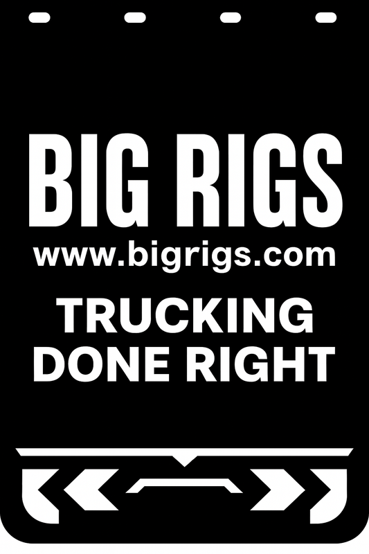 Custom Semi-Truck, Work Truck, Box Truck Mud Flap | Create Your Own Mud Flaps | Add Your Own Logo Or Text | Custom Mud Flap Template Designs v278