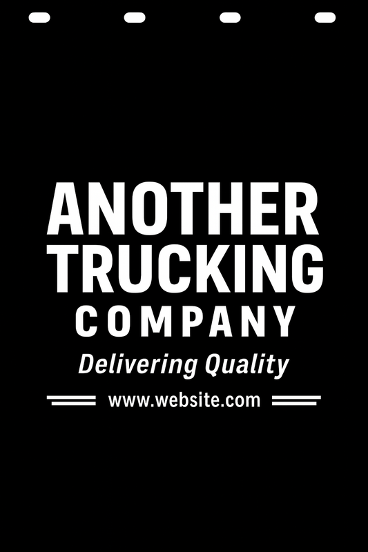 Custom Semi-Truck, Work Truck, Box Truck Mud Flap | Create Your Own Mud Flaps | Add Your Own Logo Or Text | Custom Mud Flap Template Designs v278