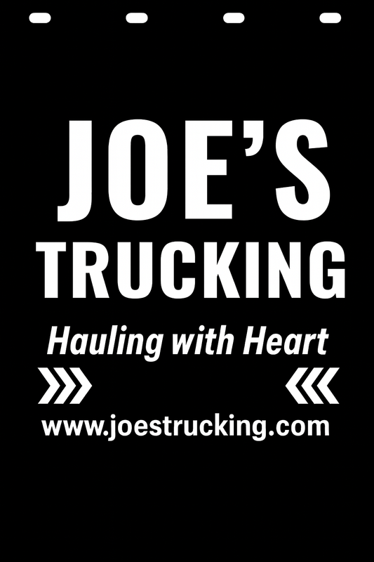 Custom Semi-Truck, Work Truck, Box Truck Mud Flap | Create Your Own Mud Flaps | Add Your Own Logo Or Text | Custom Mud Flap Template Designs v278