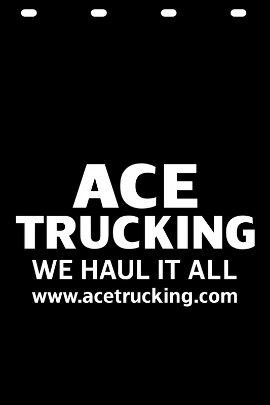 Custom Semi-Truck, Work Truck, Box Truck Mud Flap | Create Your Own Mud Flaps | Add Your Own Logo Or Text | Custom Mud Flap Template Designs v278