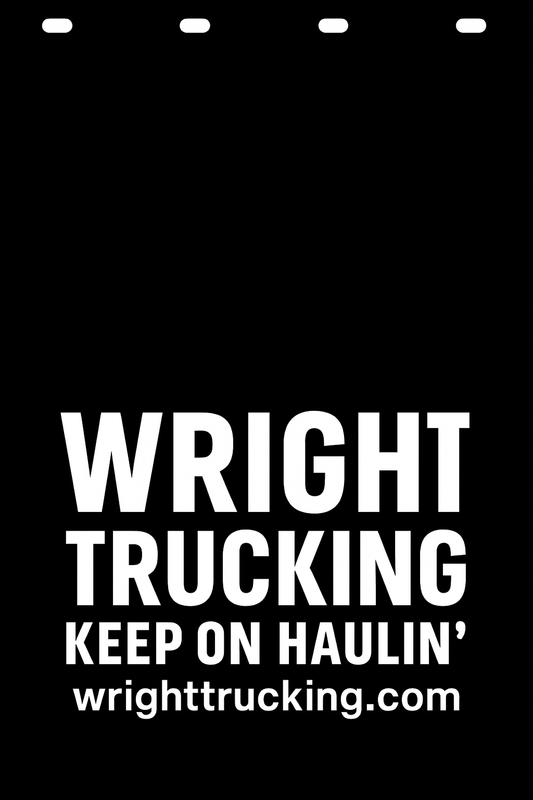 Custom Semi-Truck, Work Truck, Box Truck Mud Flap | Create Your Own Mud Flaps | Add Your Own Logo Or Text | Custom Mud Flap Template Designs v278