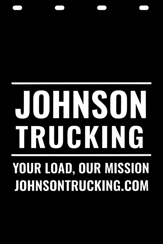 Custom Semi-Truck, Work Truck, Box Truck Mud Flap | Create Your Own Mud Flaps | Add Your Own Logo Or Text | Custom Mud Flap Template Designs v278