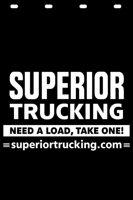Custom Semi-Truck, Work Truck, Box Truck Mud Flap | Create Your Own Mud Flaps | Add Your Own Logo Or Text | Custom Mud Flap Template Designs v278