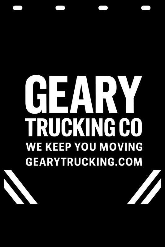 Custom Semi-Truck, Work Truck, Box Truck Mud Flap | Create Your Own Mud Flaps | Add Your Own Logo Or Text | Custom Mud Flap Template Designs v278