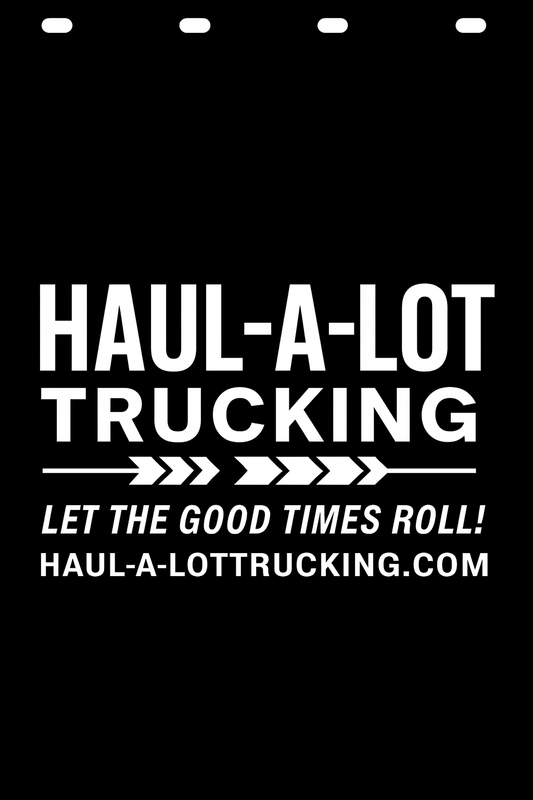 Custom Semi-Truck, Work Truck, Box Truck Mud Flap | Create Your Own Mud Flaps | Add Your Own Logo Or Text | Custom Mud Flap Template Designs v278